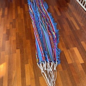 Organic cotton Hammock from Ecuador trip recently